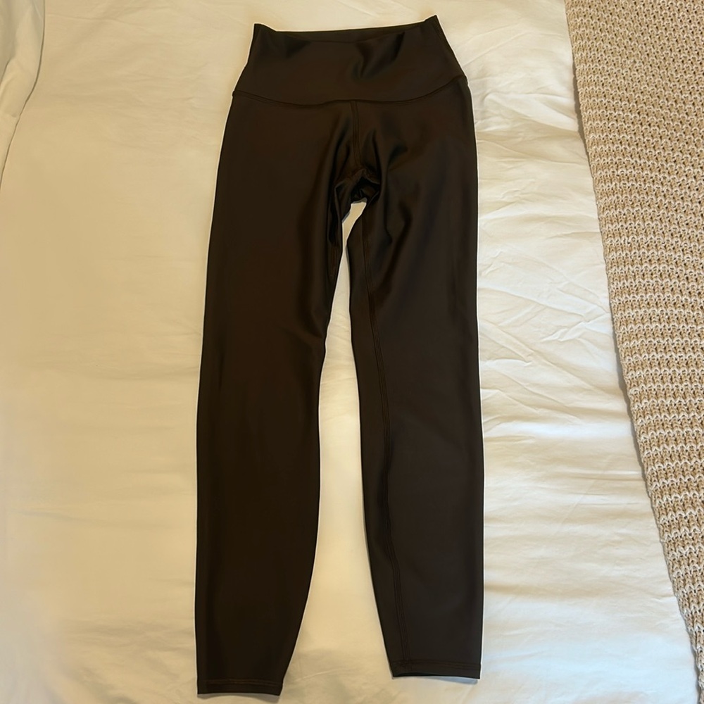 ALO Yoga Chocolate brown leggings size XS